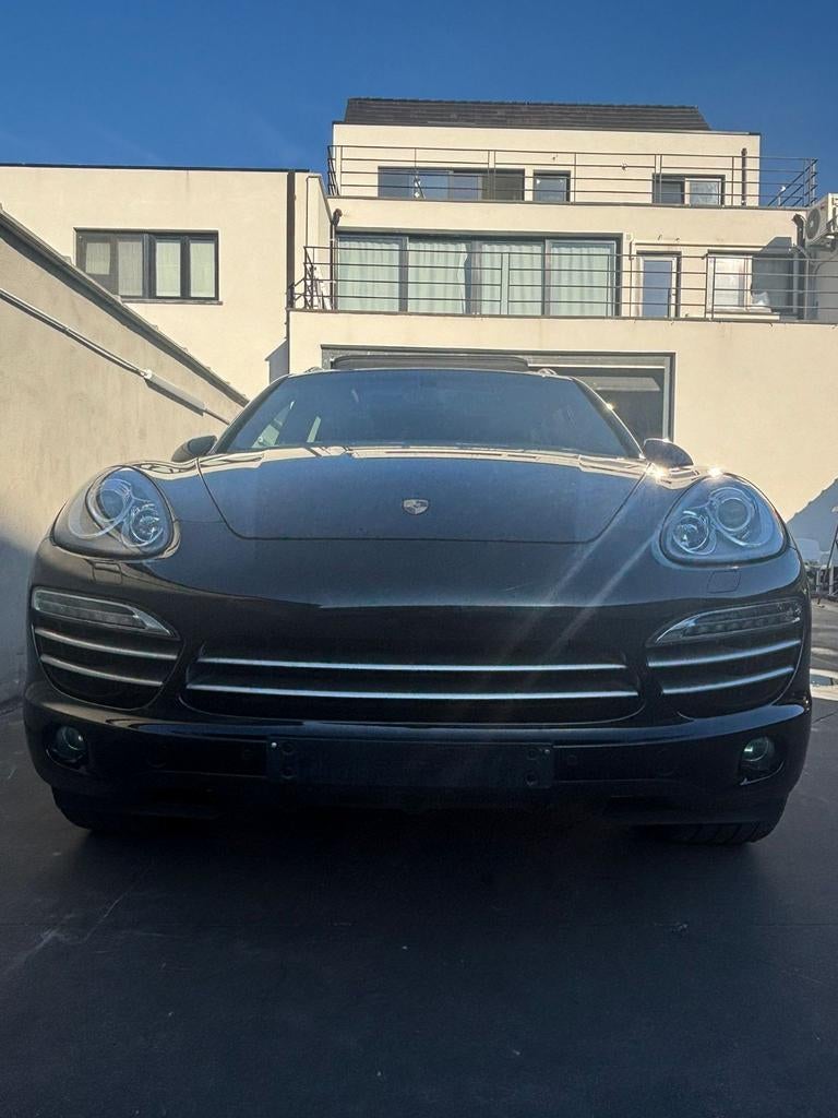 Porsche Cayenne 3.0 D, Auto's, Porsche, Bedrijf, Cayenne, Elektrische buitenspiegels, Lederen bekleding, Diesel, Zwart, Zwart