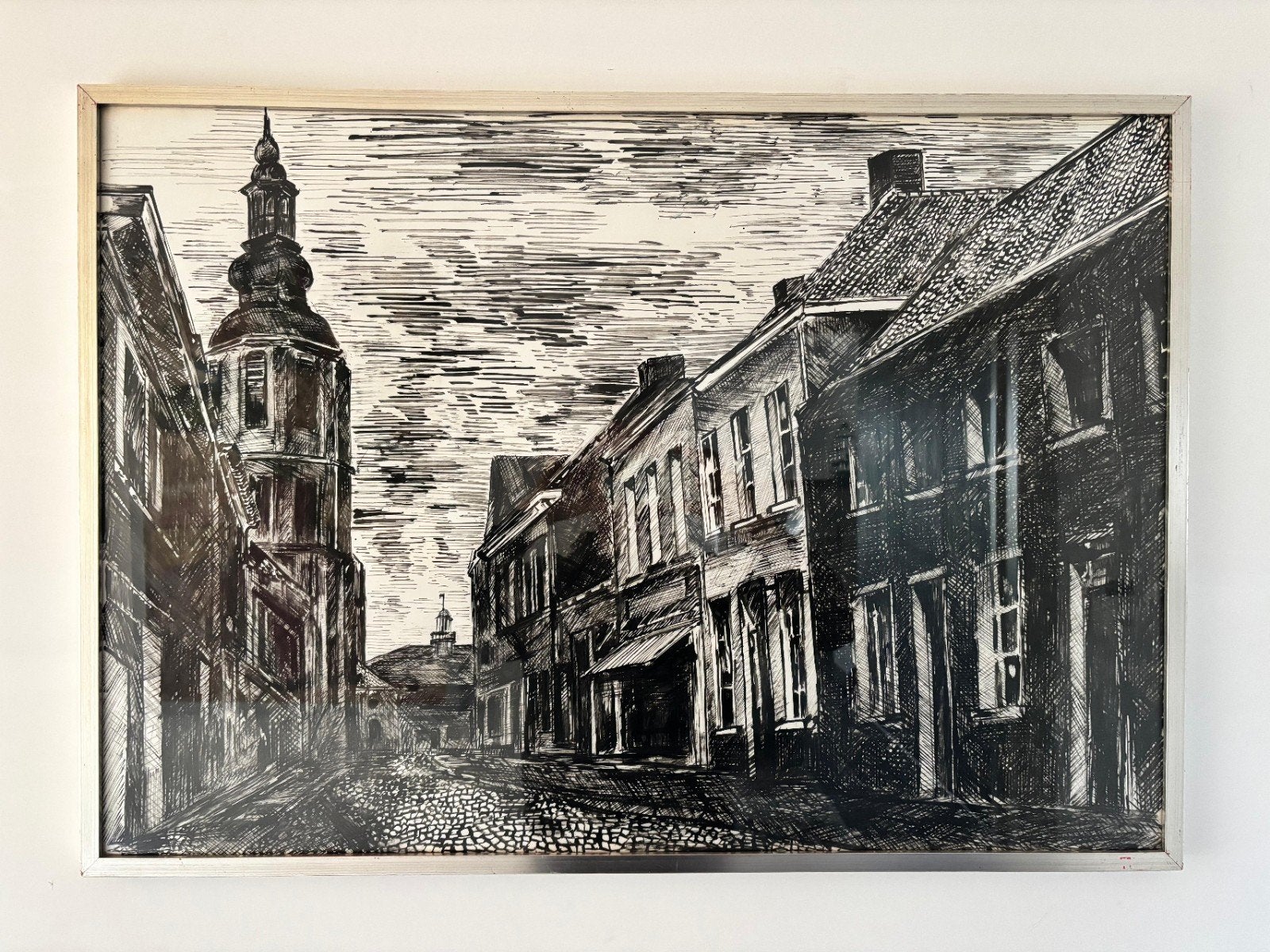 Grote rietpentekening Andre Bogaert Zele, Enlèvement