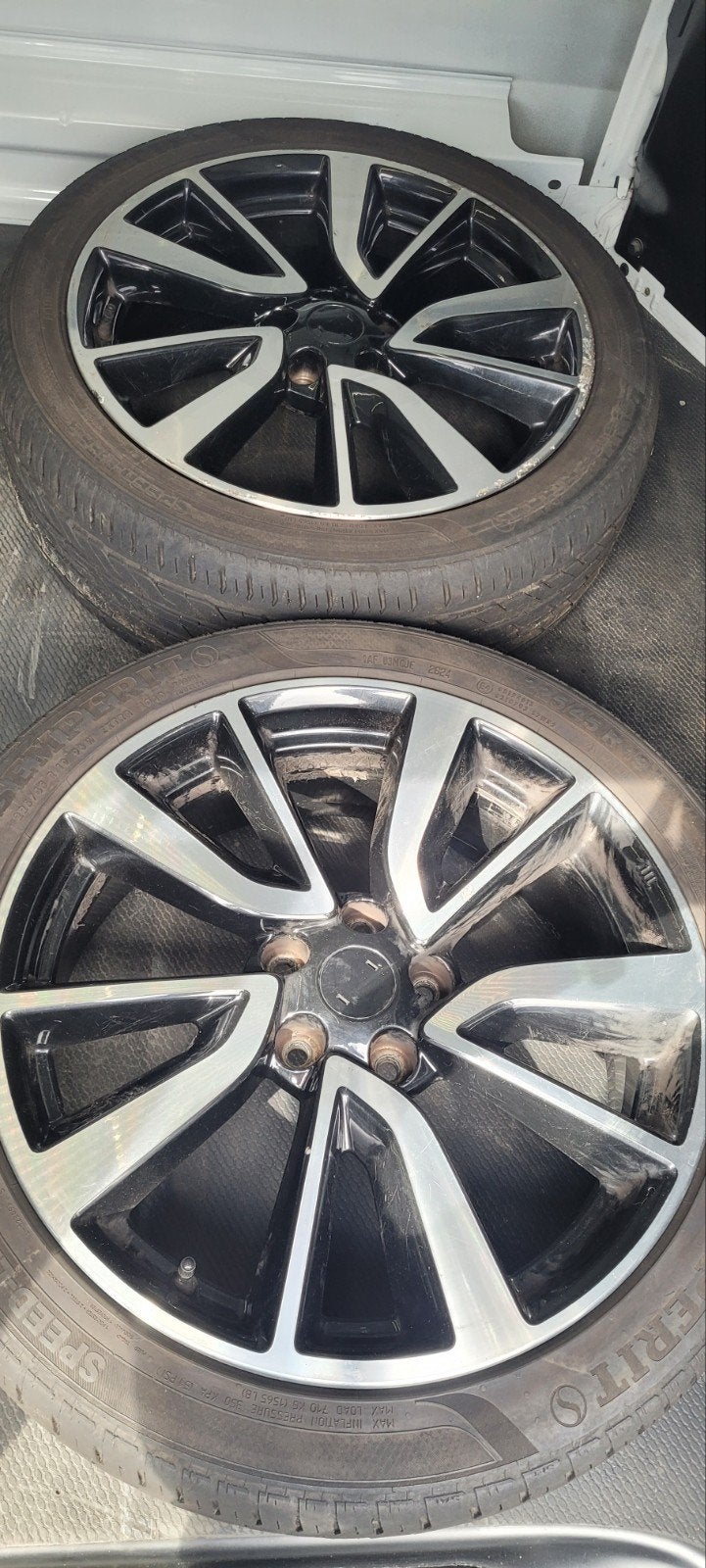 Lot de 4 Jantes 19 pouces, Auto-onderdelen, Banden en Velgen, Band(en), Zomerbanden, 19 inch, Ophalen