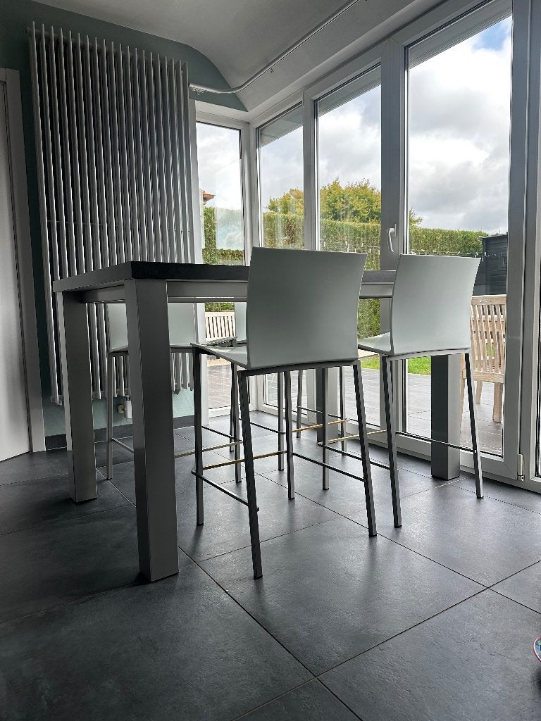 Hoge stoelen, Ophalen, Wit, Vier, Kunststof