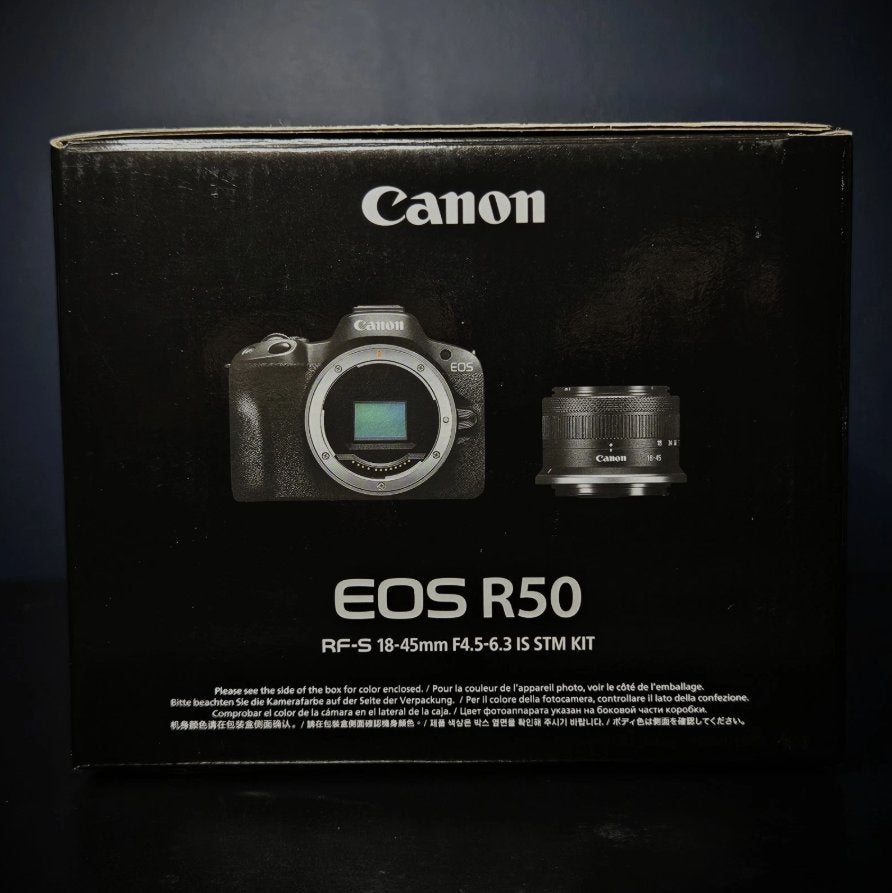 Kit Canon EOS R50 RF-S 18-45 mm f/4,5-6,3 IS STM, TV, Hi-fi & Vidéo, Appareils photo numériques, Comme neuf, Appareil photo hybride