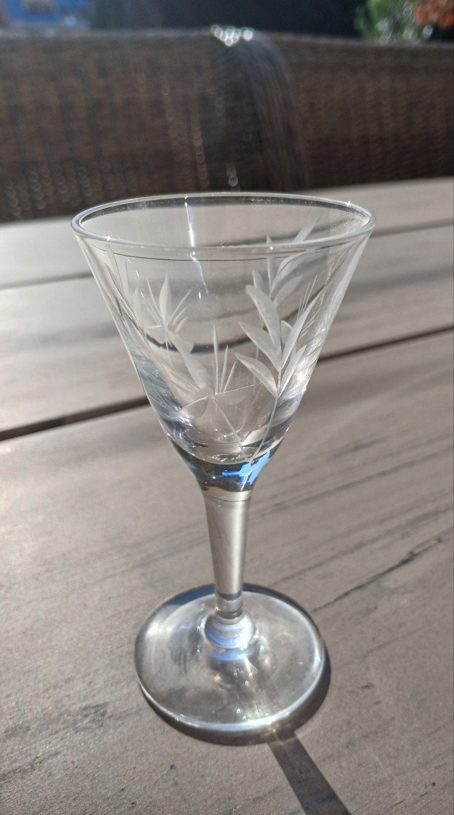 10 mooie kristallen likeurglaasjes, Ophalen, Zo goed als nieuw, Borrel- of Shotglas