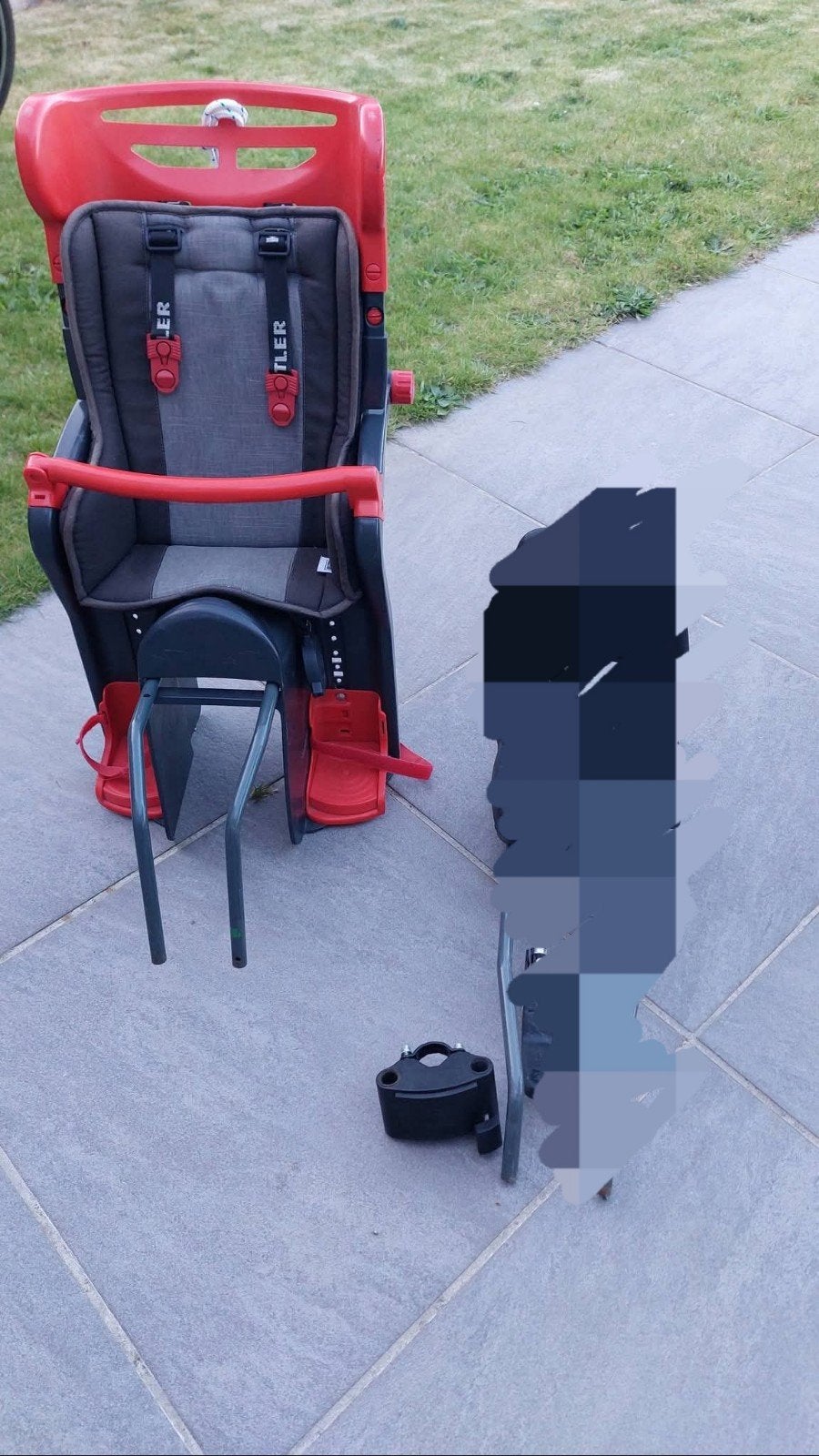 Fietsstoel Kettler, Ophalen, Achterzitje, Gebruikt, 0 t/m 18 kg
