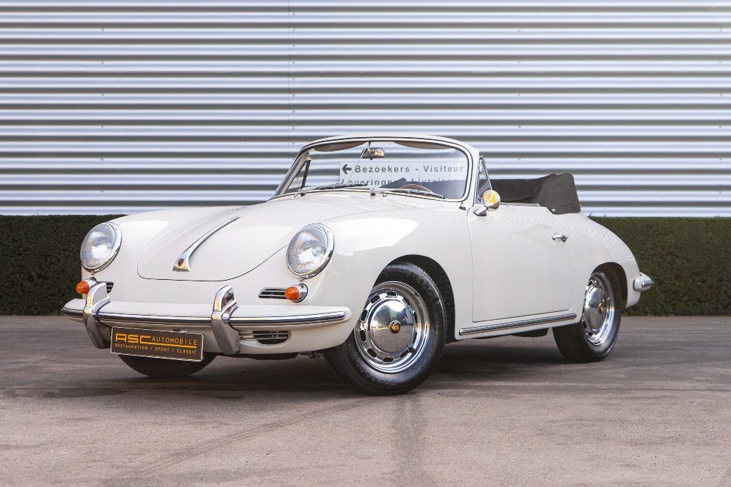 Porsche 356 SC Cabriolet, Auto's, Porsche, 4 zetels, Achterwielaandrijving, 4 cilinders, Handgeschakeld