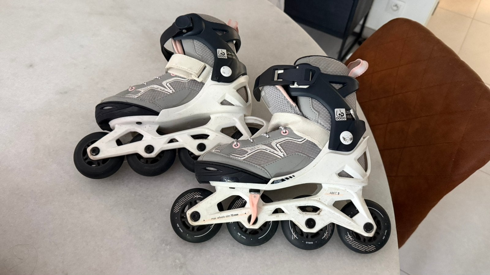 In line skates oxelo incl zak maat 29-32, Overige merken, Kinderen, Ophalen of Verzenden, Inline skates 4 wielen