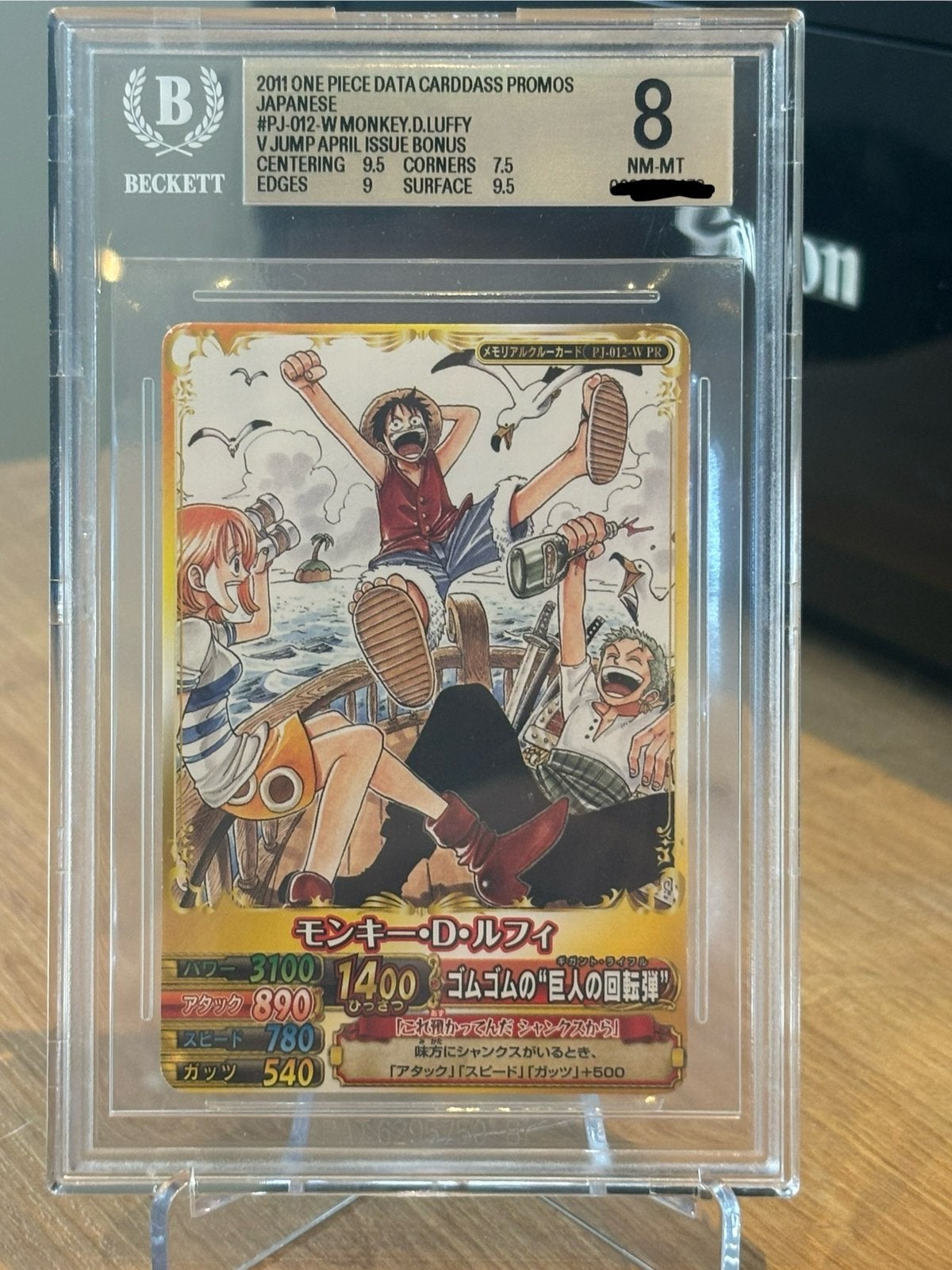 Vintage Monkey D Luffy PJ-012-W One Piece Carddass 2011, Hobby & Loisirs créatifs, Jeux de cartes à collectionner | Autre, Enlèvement