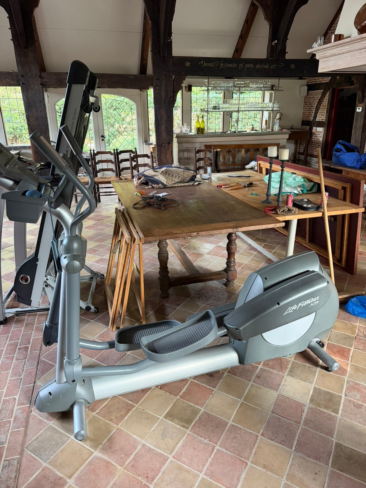 Life Fitness X9 crosstrainer – professionele uitvoering, Ophalen, Gebruikt, Crosstrainer