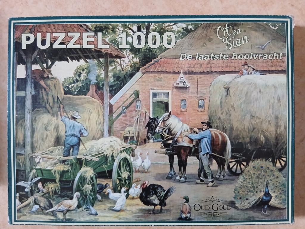 Puzzel 1000 stukjes, Ophalen of Verzenden