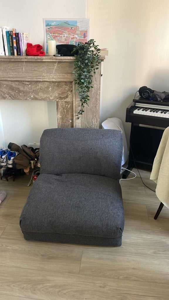 Fauteuil lit, Maison & Meubles, Moins de 75 cm, Comme neuf, Enlèvement, 50 à 75 cm