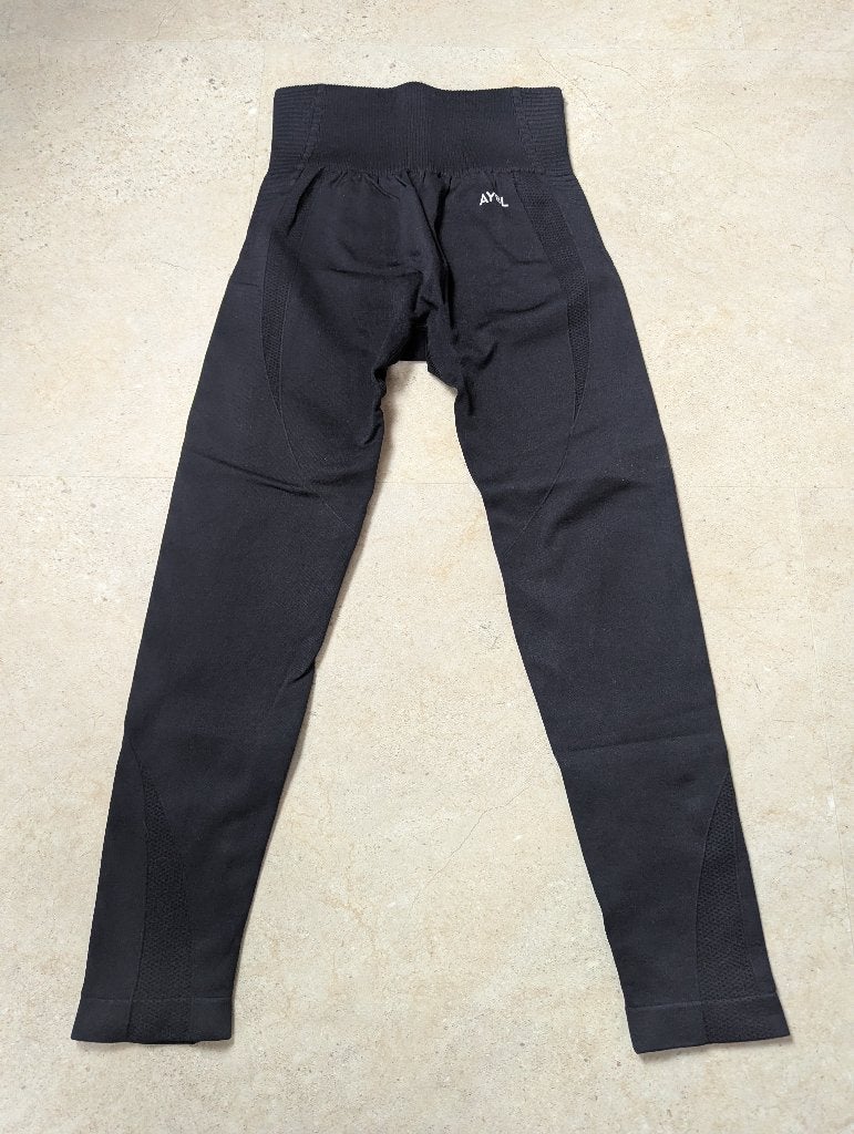 Legging AYBL Noir, Taille 36 (S), Comme neuf, Fitness ou Aérobic, Noir