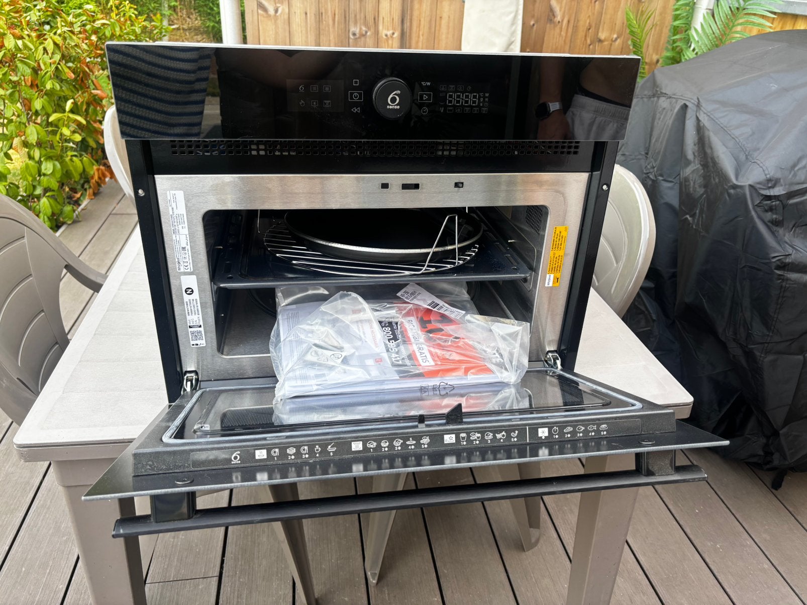 WHIRLPOOL WMW47HMB - INBOUW COMBI, Elektronische apparatuur, Ovens, Ophalen, Whirlpool, Nieuw, Combi-oven