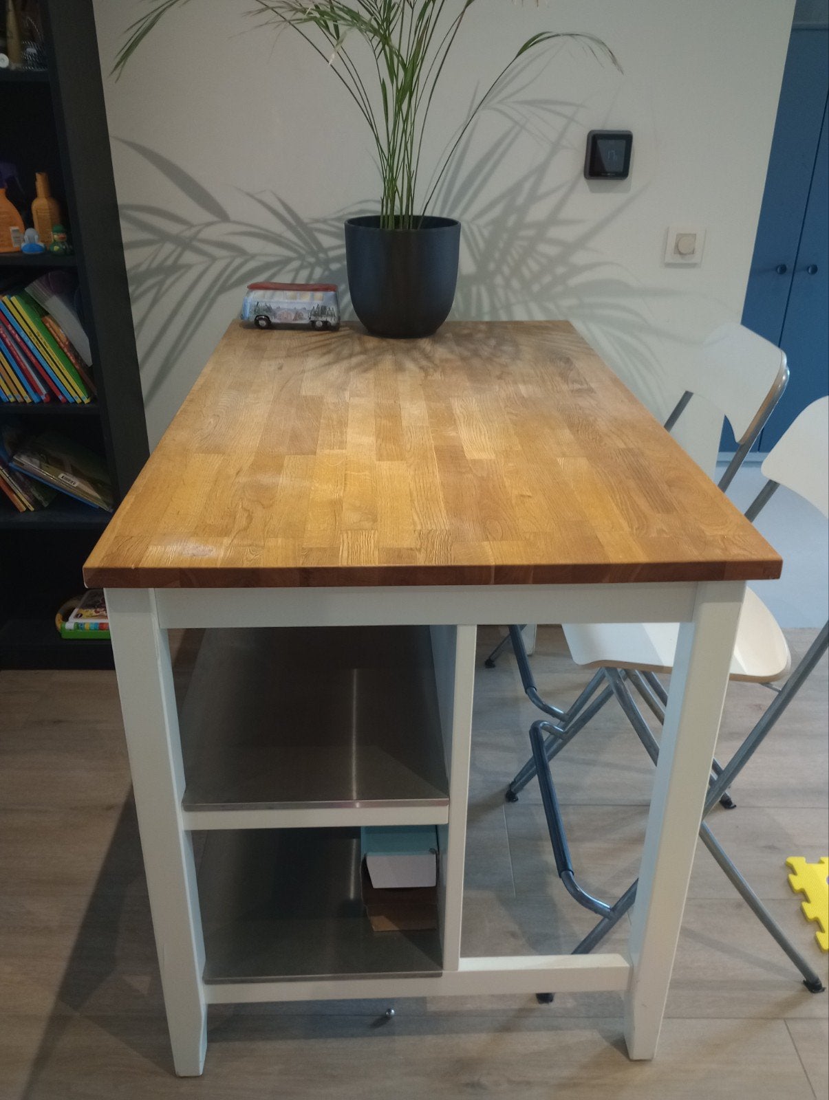 IKEA STENSTORP keukeneiland, Ophalen, Gebruikt, 100 tot 150 cm, Wit
