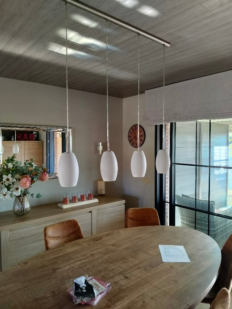 Luster modern, Ophalen, Zo goed als nieuw, E27 (groot)