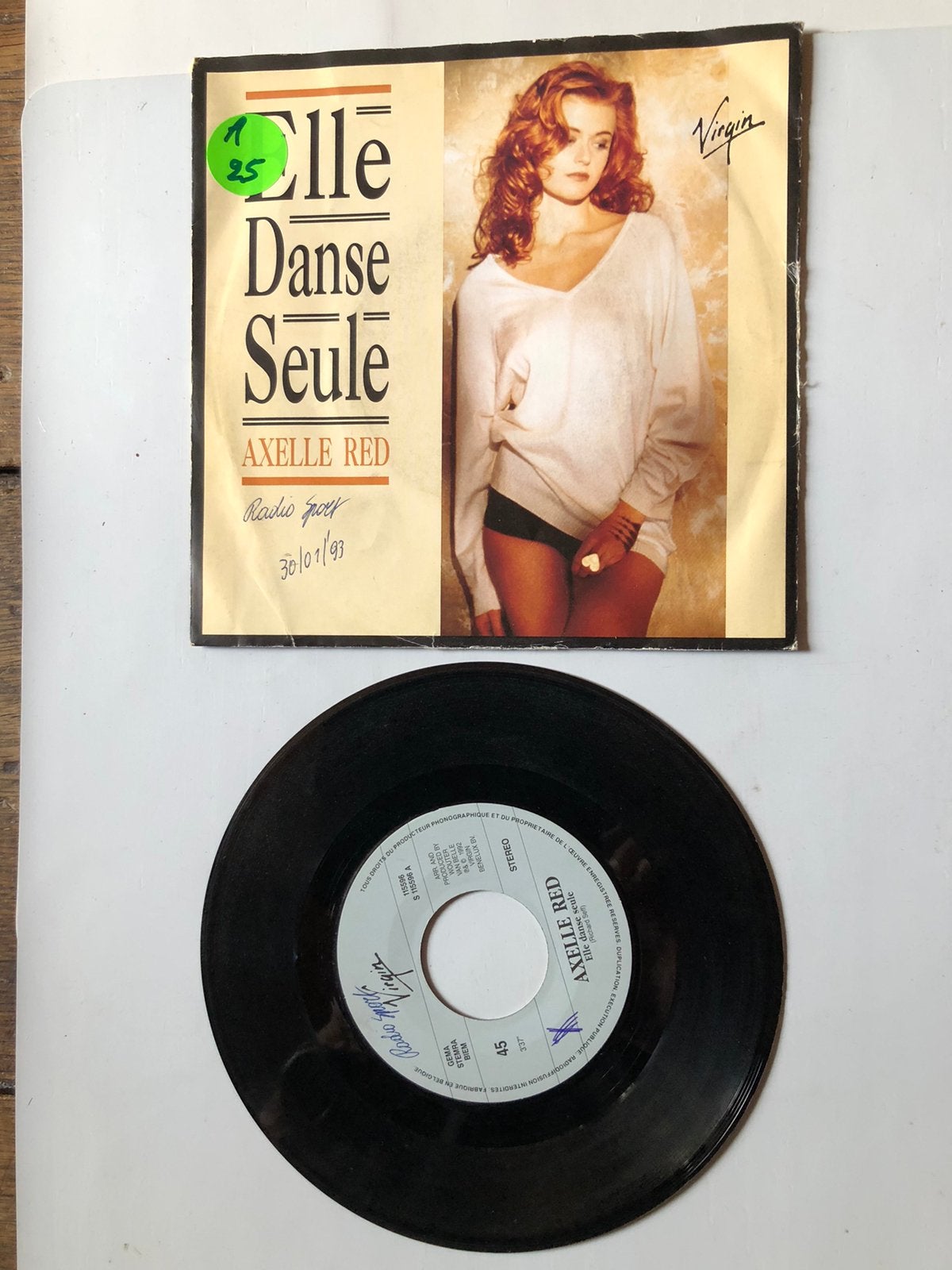 Axelle Red: Elle danse seul ( belpop; 1993), Cd's en Dvd's, Vinyl Singles, Verzenden, Gebruikt