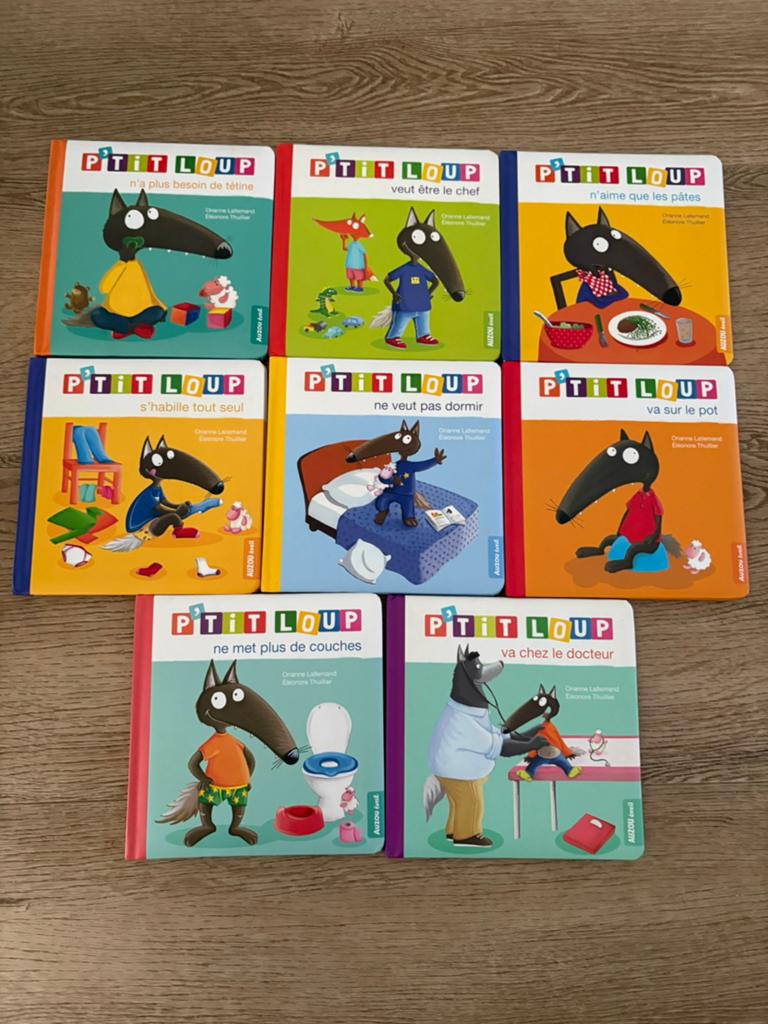 Livre P’tit Loup - 8 livres, Boeken, Kinderboeken | Baby's en Peuters, Ophalen of Verzenden, Zo goed als nieuw