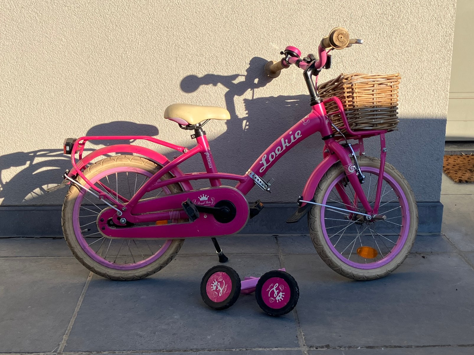 Meisjesfiets, Fietsen en Brommers, Ophalen, Terugtraprem, 16 inch, Handrem
