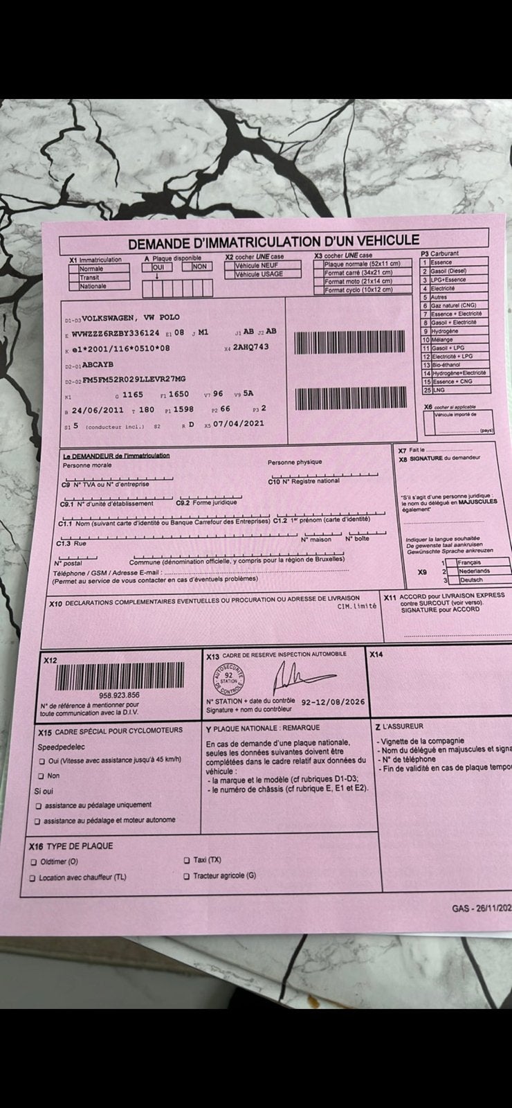 Polo 6R 2011 prêt, immatriculé, Autos, Euro 5, Achat, Boîte manuelle, Particulier