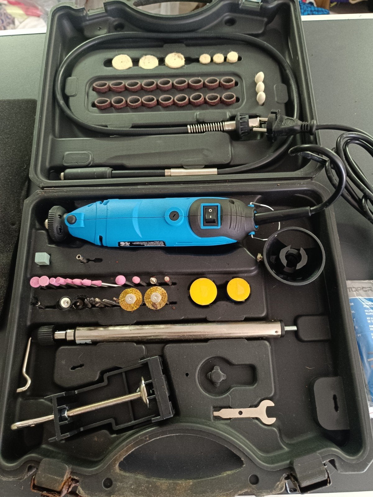 dremel set in koffertje., Bricolage & Construction, Enlèvement, Utilisé, Jeu d'outils