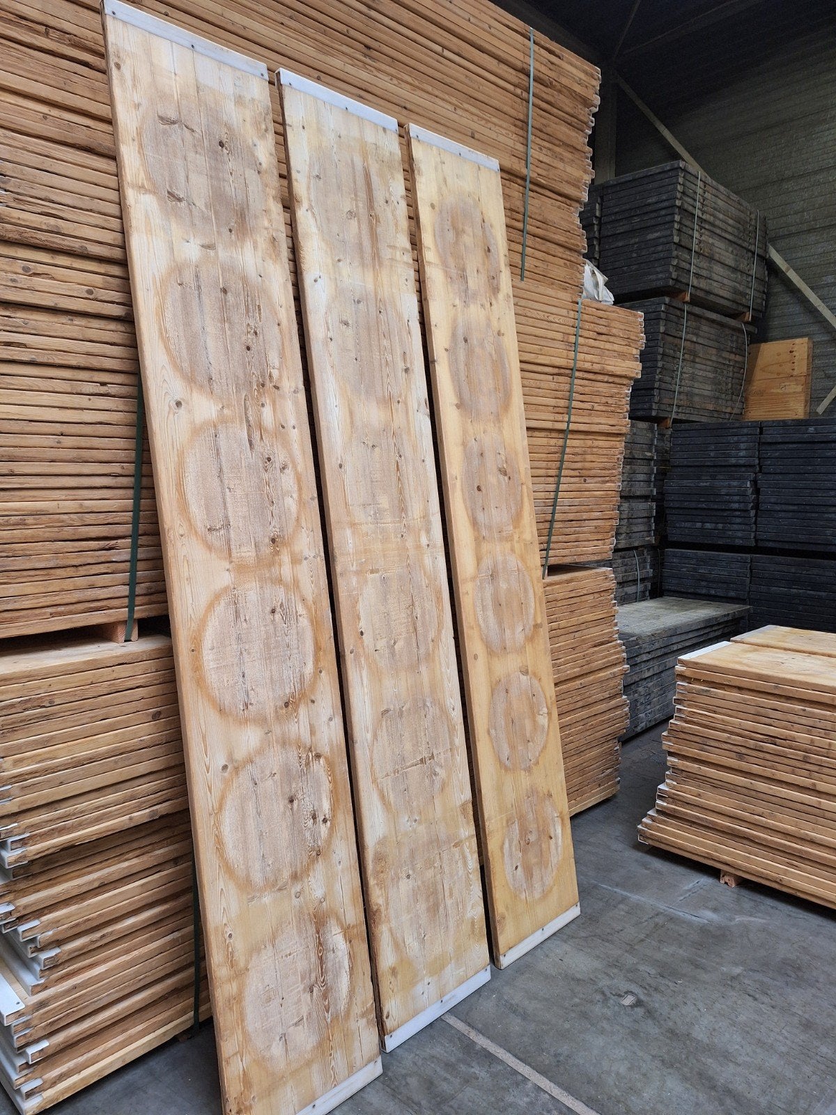 grenen  grote kaasplanken  3x43x264 legborden  timmerpanelen, Ophalen, Gebruikt, Grenen