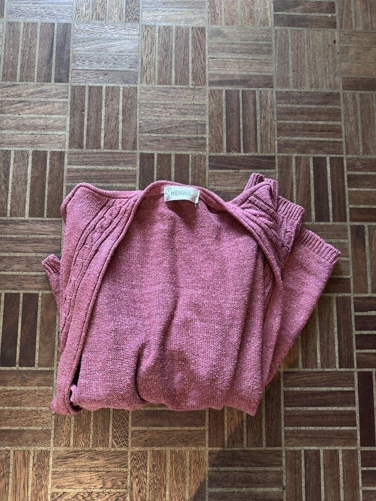 Veste en maille rose henné — cardigan vintage — taille M/L, Vêtements | Femmes, Henna, Taille 38/40 (M), Rose, Enlèvement