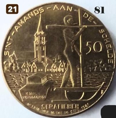 penningen, Ophalen of Verzenden, Brons