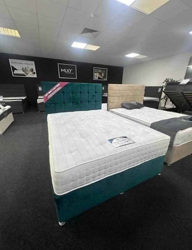 Nouveau lit + matelas — Toutes les tailles, Envoi, Neuf, Deux personnes, Autres couleurs