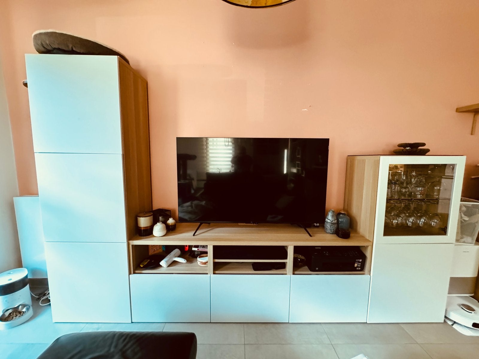 Meuble TV et armoires BESTA, Enlèvement, Comme neuf