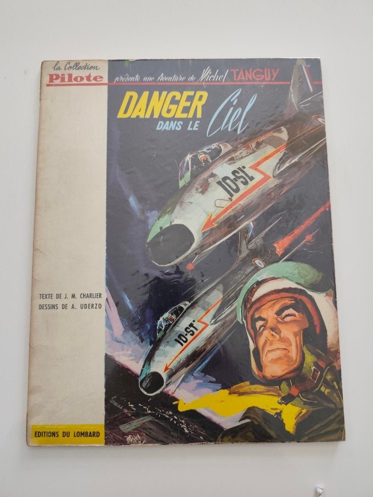 Michel Tanguy – Danger dans le ciel – EO 1963, Enlèvement ou Envoi, Comme neuf, Charlier - Uderzo