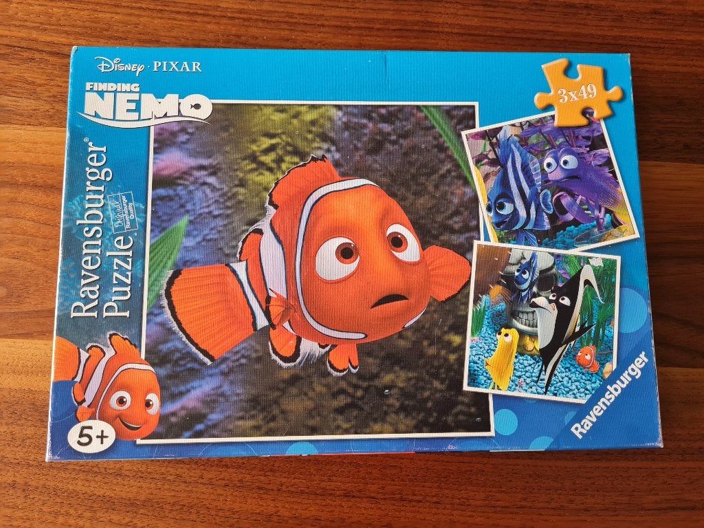 3 puzzels - Finding Nemo - Ravensburger - 49 stuks, Kinderen en Baby's, Ophalen of Verzenden