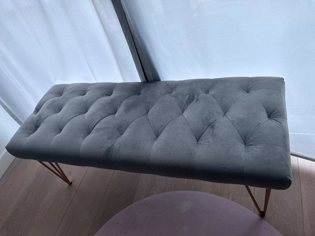 Elegante fluwelen zitbank, Ophalen