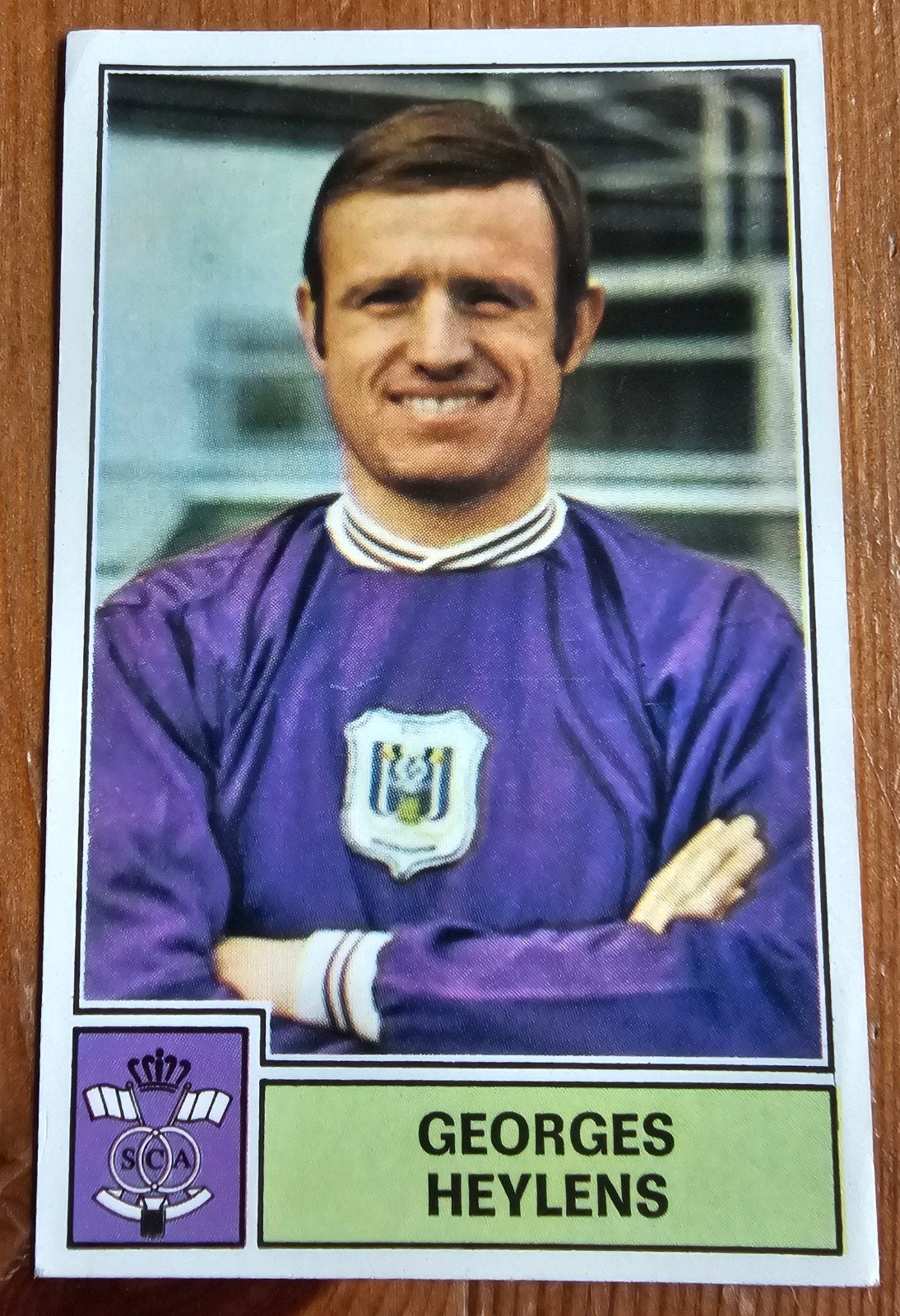 Panini Football 1972-73 #11 Heylens SC Anderlecht Voetbal, Enlèvement ou Envoi, Comme neuf, Autocollant