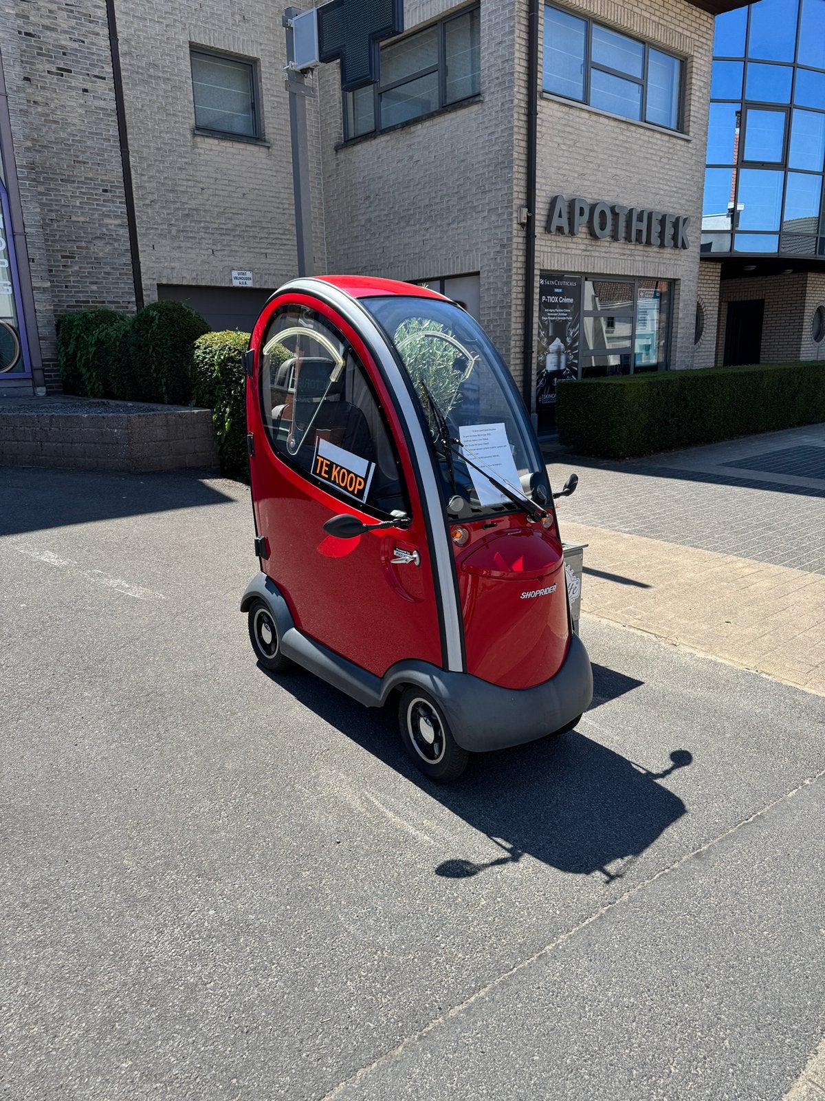 Shoprider scootmobiel, Divers, Voitures sans permis & Scooters pour invalides, Comme neuf, Shoprider, Enlèvement
