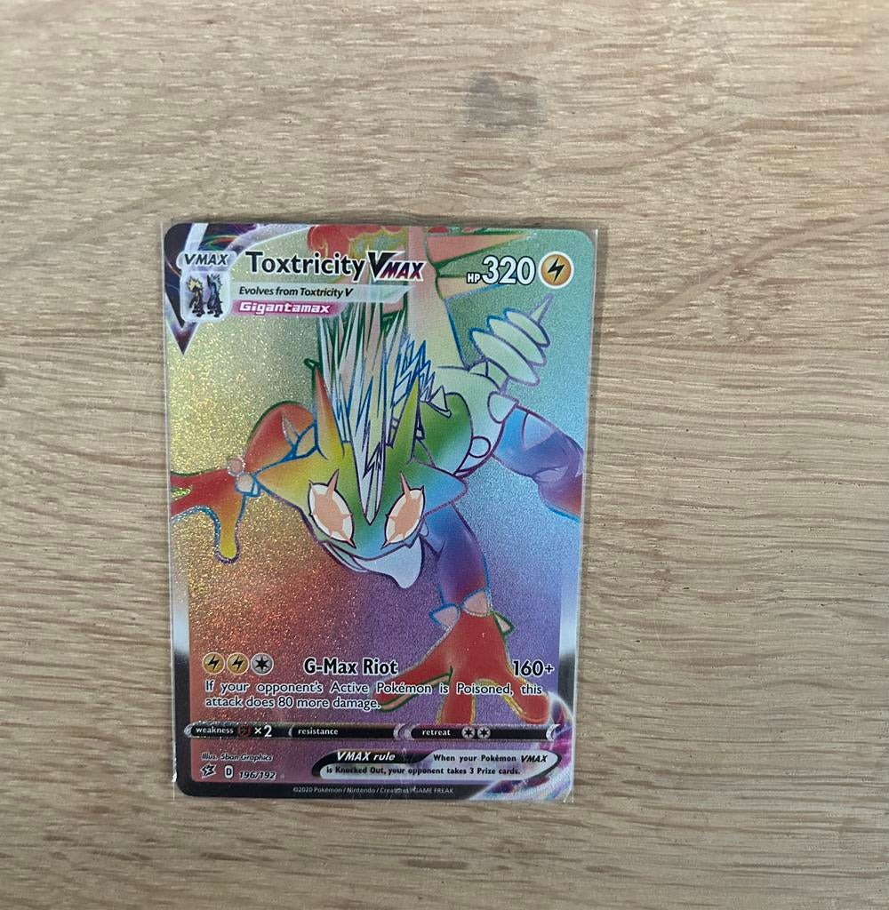 Dragonite, lillie en Toxtricity, Ophalen, Zo goed als nieuw, Meerdere kaarten