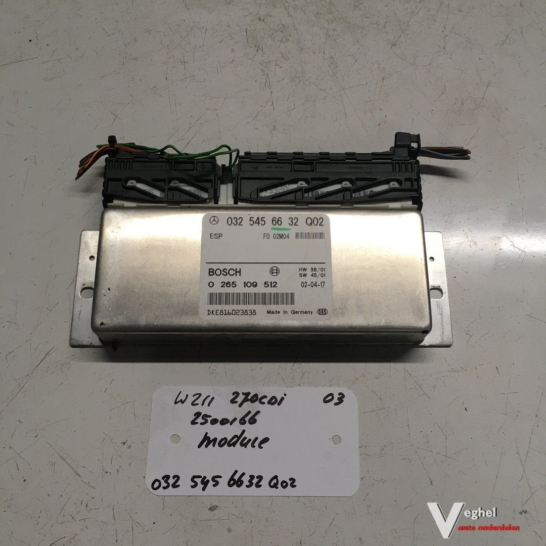 Mercedes W211 270 CDI sedan 2003 2500166 Module  A 032 54566, -, Utilisé, -, -