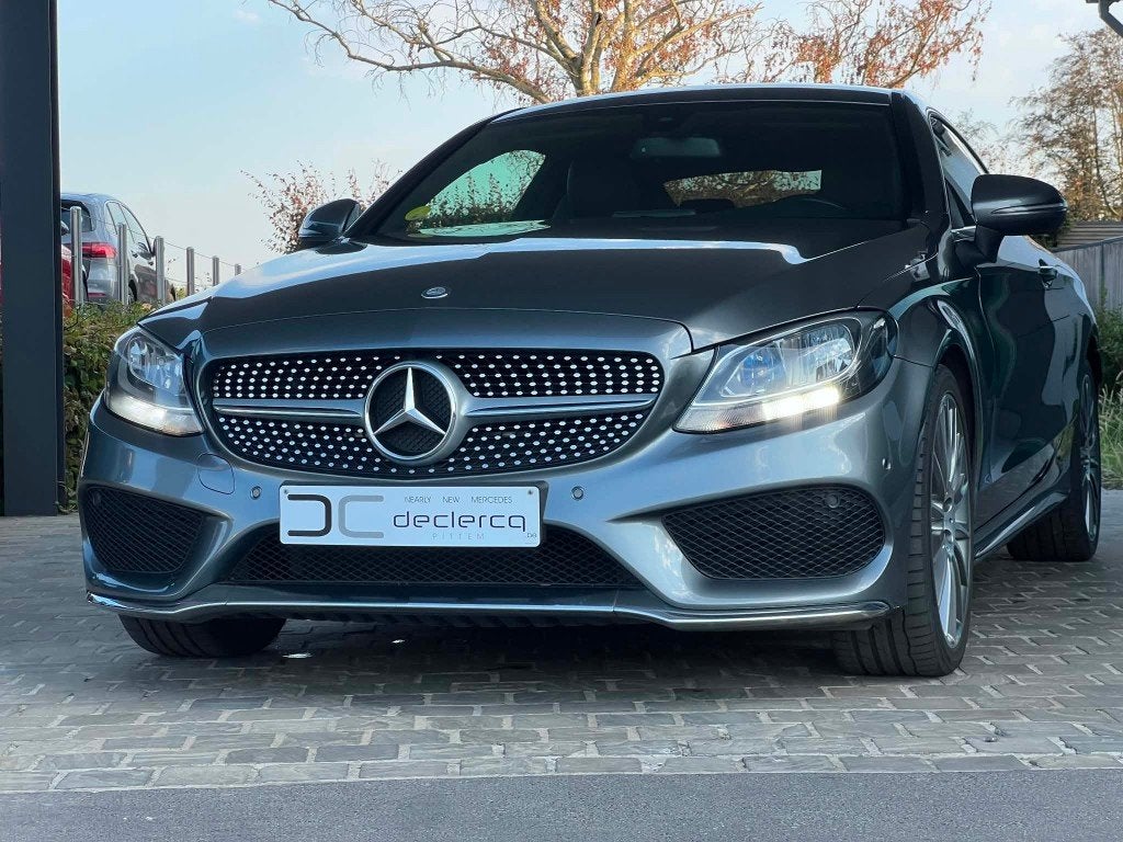 Mercedes C 220 d coupe AMG 2017 handgeschakeld, Auto's, 4 cilinders, 120 kW, Bedrijf, Navigatiesysteem