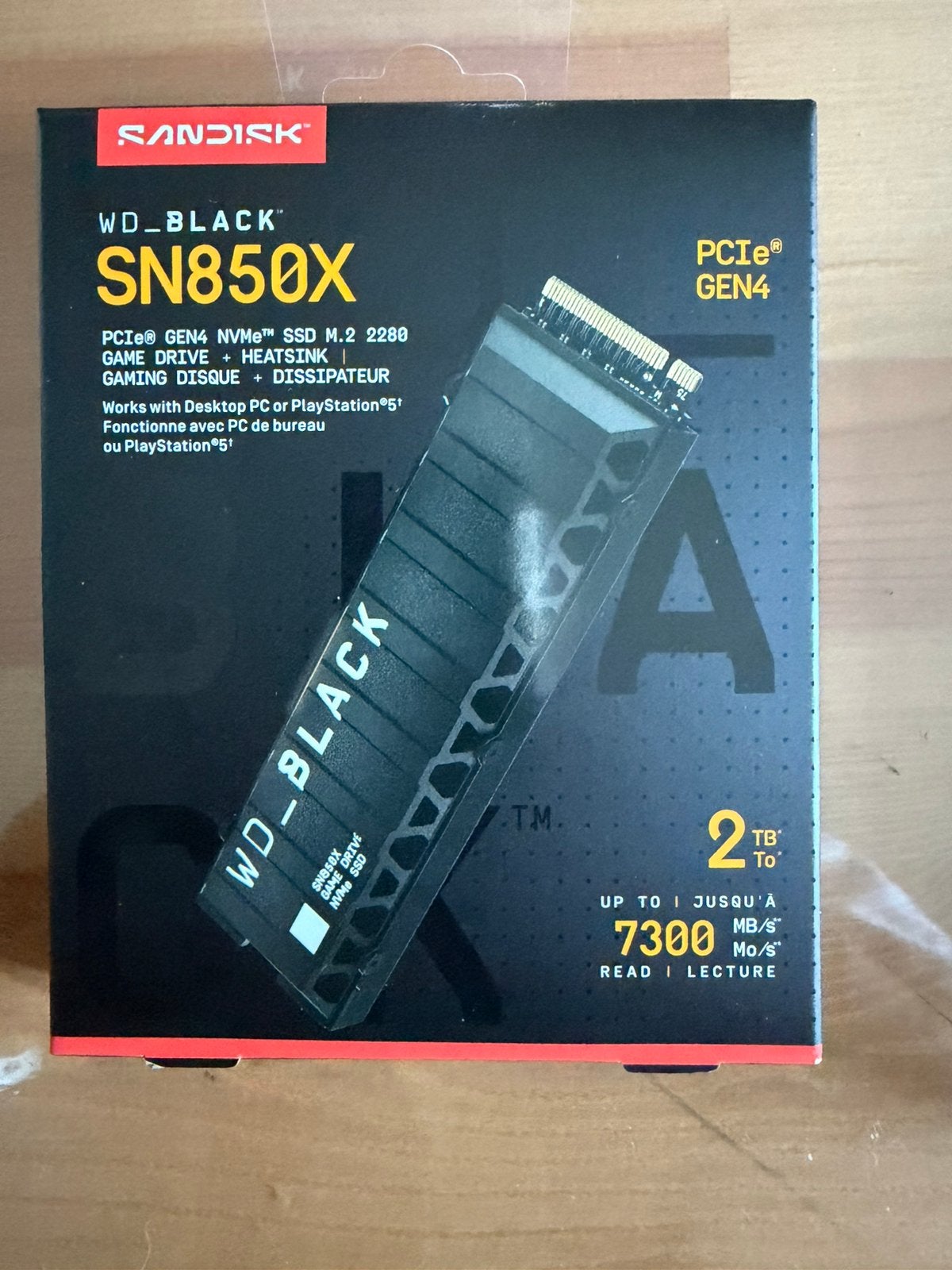 SSD 2TB Western Digital Black, Informatique & Logiciels, Disques durs, Neuf, Western Digital, Enlèvement ou Envoi, SSD