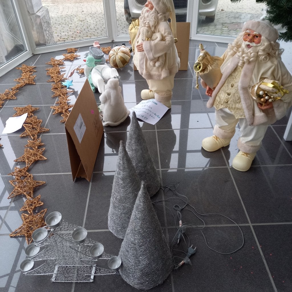 kerstspullen allerlei vliegende sneeuwman , kerstman ..., Ophalen