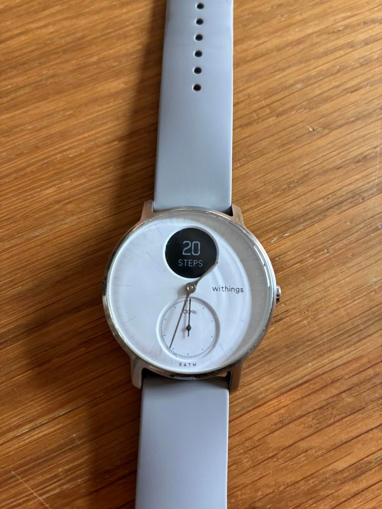 Smartwatch van Withings - Steel HR, Handtassen en Accessoires, Smartwatches, Zo goed als nieuw, Conditie, Ophalen