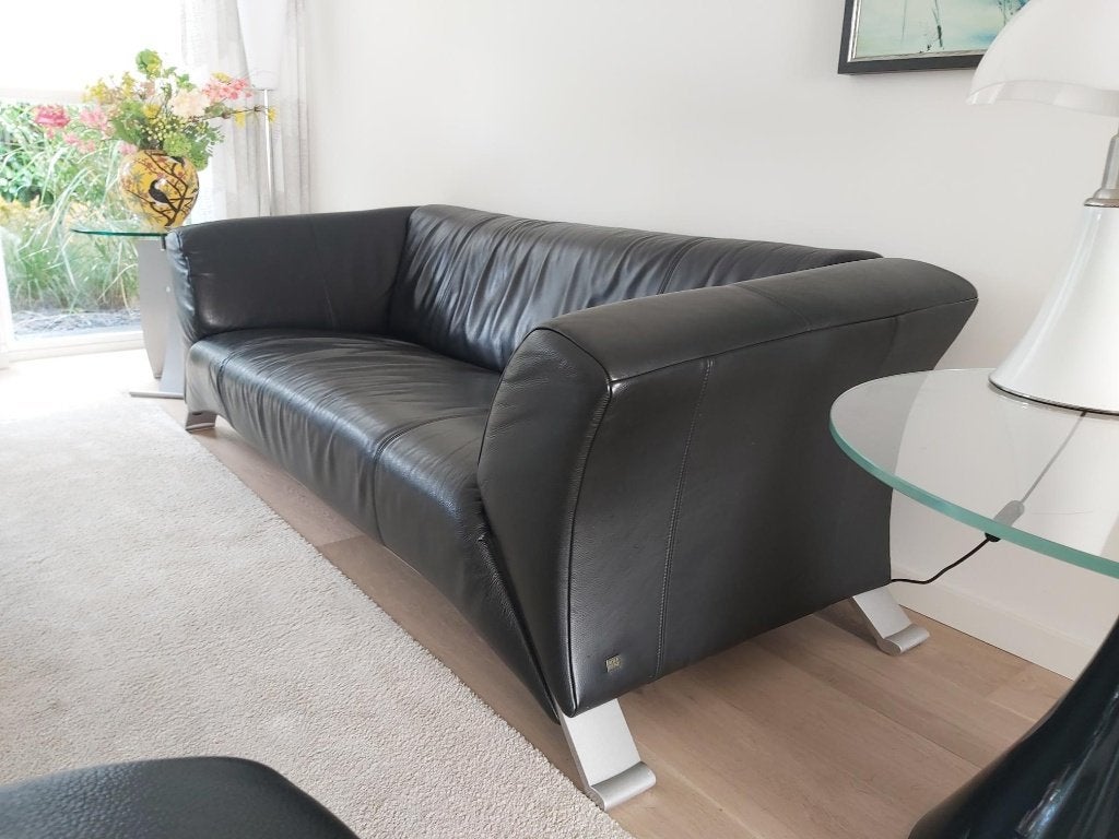 Canapé 3 places Rolf Benz 322, Modern design, 200 à 250 cm, Banc droit, Enlèvement
