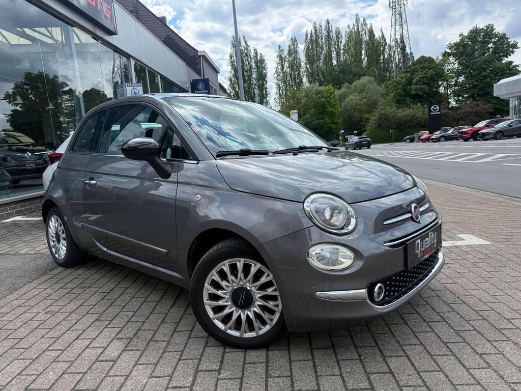 Fiat 500 500 1.2i // AUTOMAAT // NAVI // LEDER, Autos, Argent ou Gris, Achat, Euro 6, Entreprise