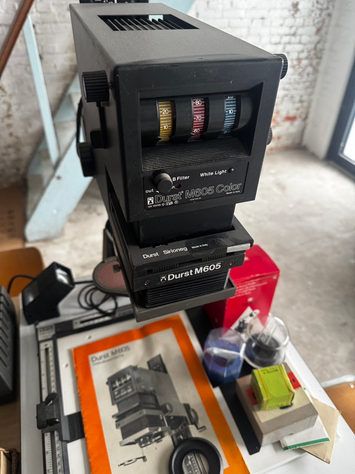 DURST M605 volledige donkere kamer, Audio, Tv en Foto, Foto | Doka Apparatuur, Complete dokaset, Durst, Ophalen