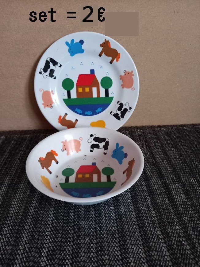 kinderservies NIEUW vanaf 1€, Ophalen