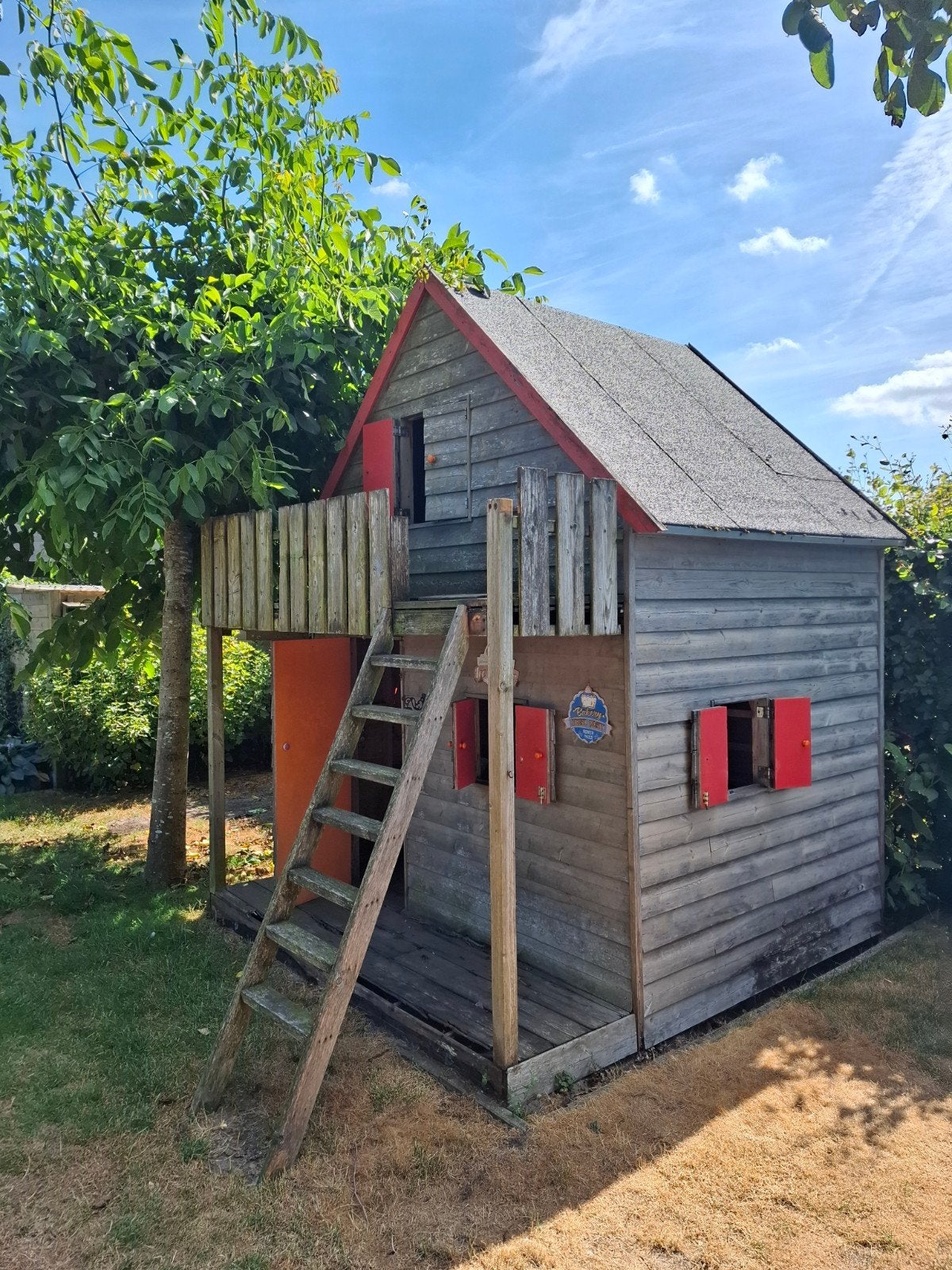Gratis speelhuis., Kinderen en Baby's, Speelgoed | Buiten | Speelhuisjes, Ophalen, Gebruikt, Hout