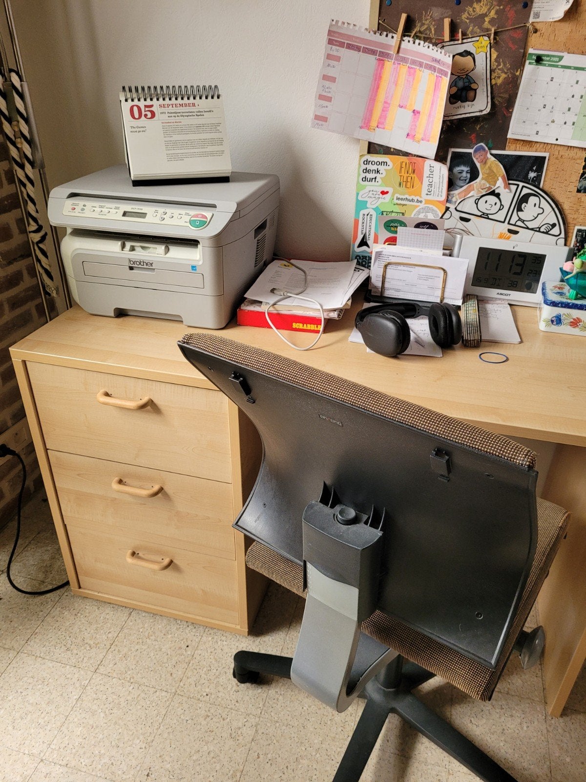 bureau met bureaustoel, Huis en Inrichting, Ophalen