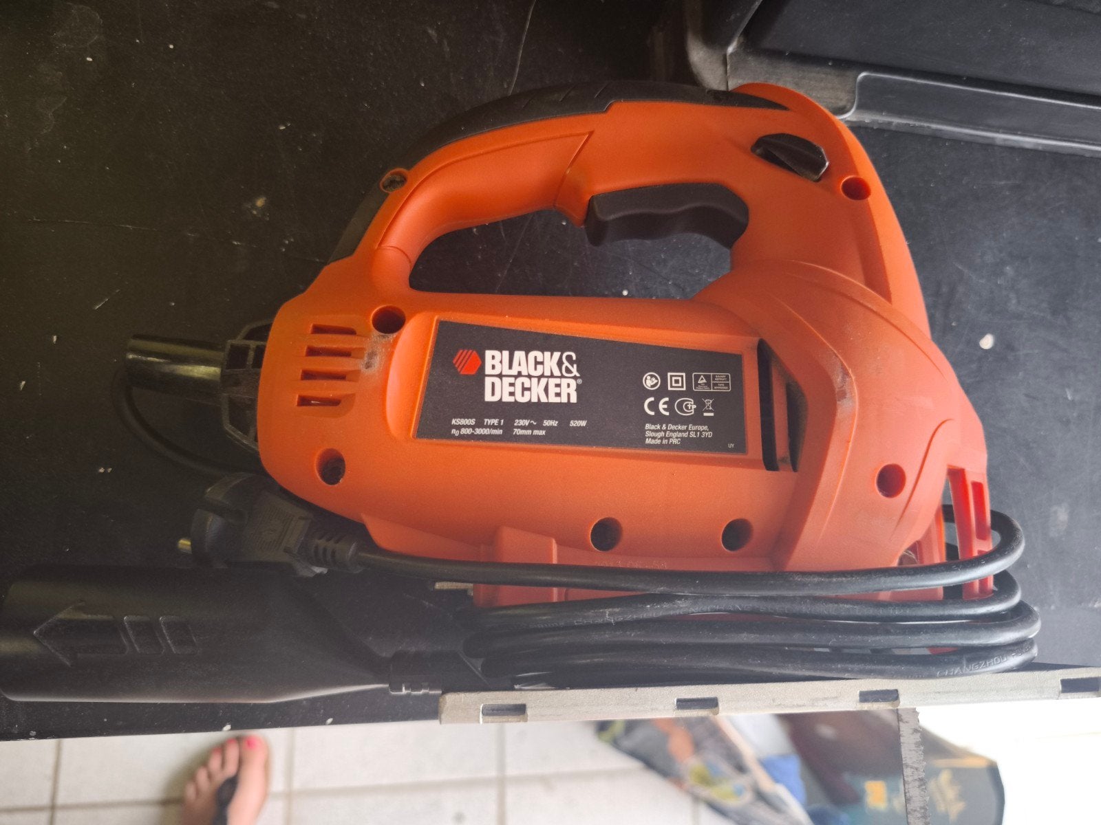 Wipzaag, Doe-het-zelf en Bouw, Gereedschap | Zaagmachines, Ophalen, Gebruikt, Black & Decker