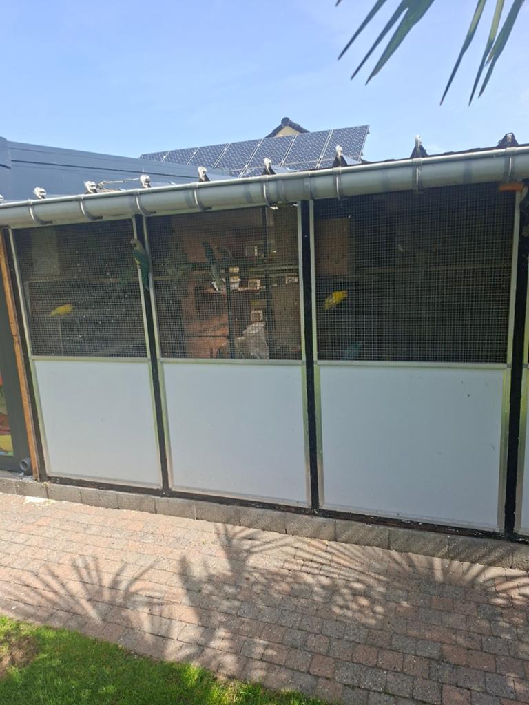 3 trespa panelen half trespa half draad 70 euro paneel, Ophalen