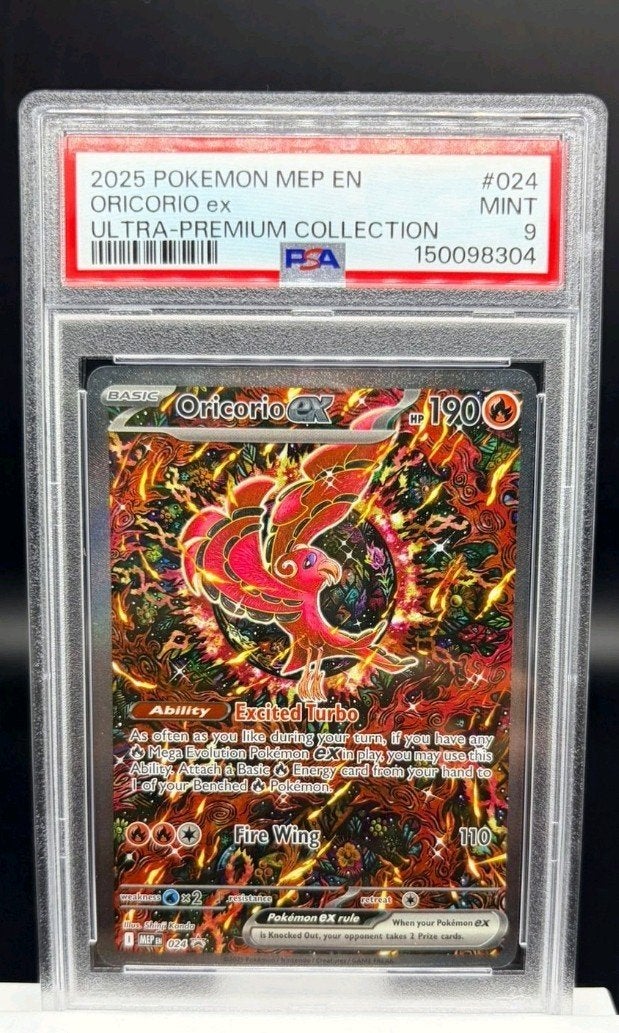 Oricorio ex [UPC Promo] PSA 9 Graded, Ophalen of Verzenden