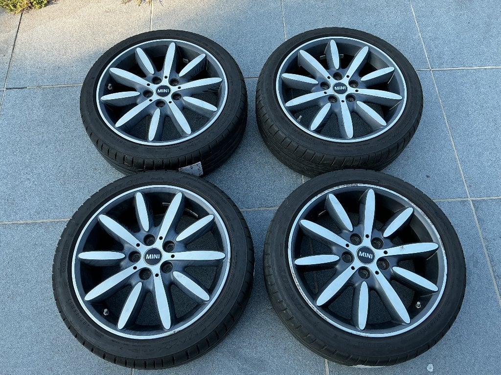 Velgen en banden Mini one, Autos : Pièces & Accessoires, Pneus & Jantes, Pneus et Jantes, Véhicule de tourisme, Pneus été, 205 mm