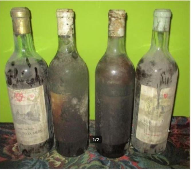 4 vieux vins, Enlèvement ou Envoi, Comme neuf, France, Pleine