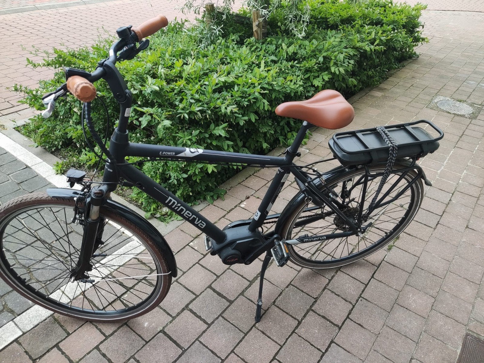 Minerva elektrische herenfiets, Enlèvement
